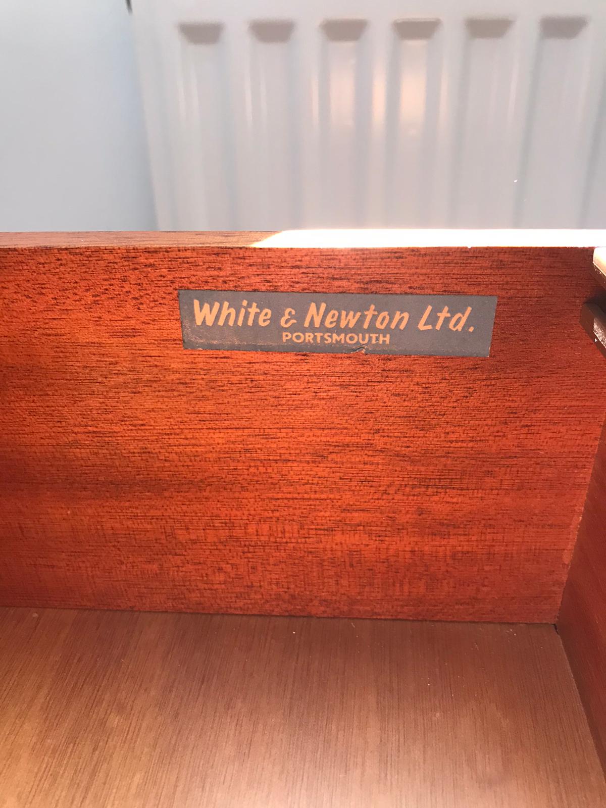 White & Newton Teak Desk